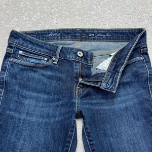 Y2k Levis Jeans Womens 28x30 Slight Curve Skinny Bootcut Blue Denim Low Rise